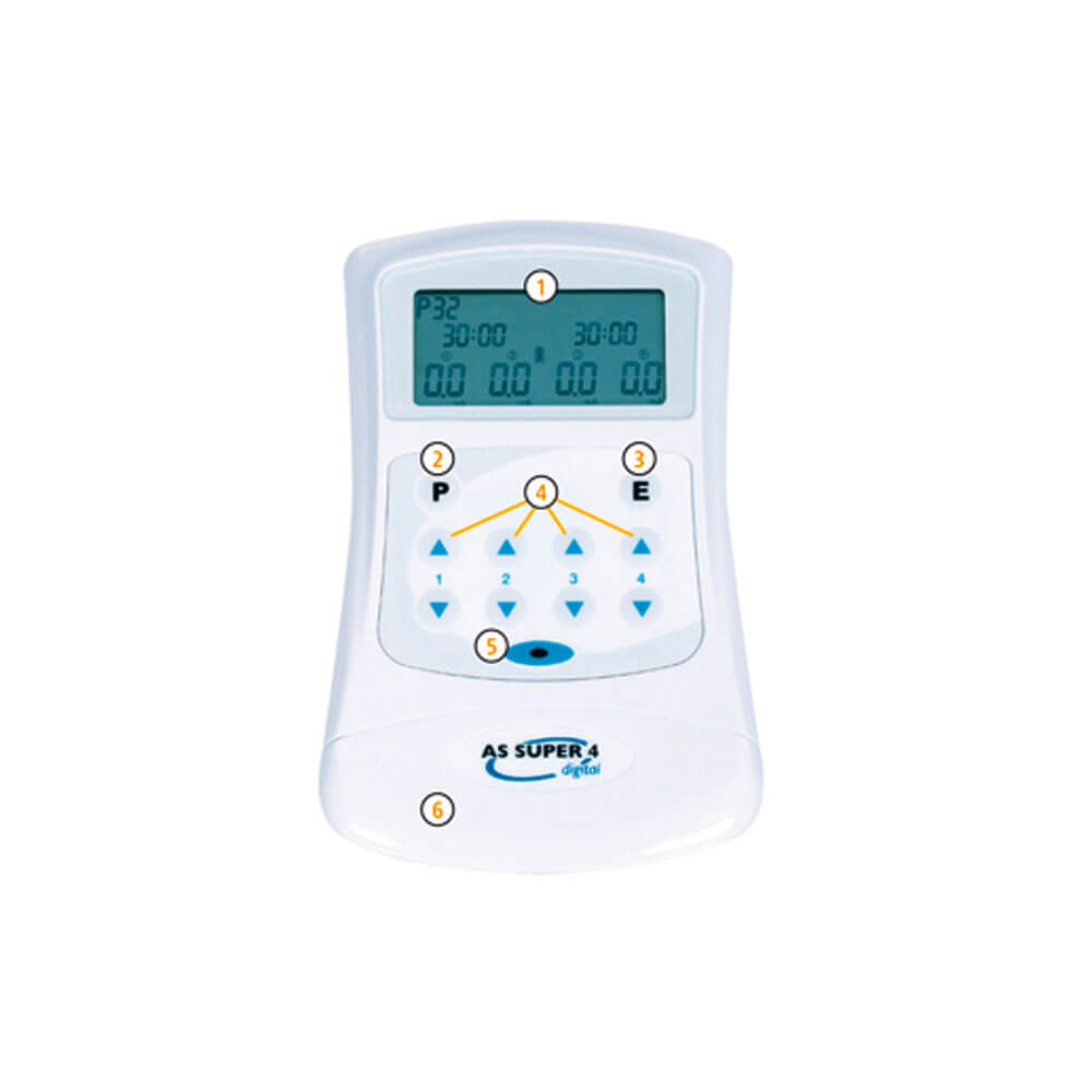 Electroestimulador AS Super 4 Digital